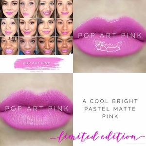 Limited edition pop art pink lipsense color
